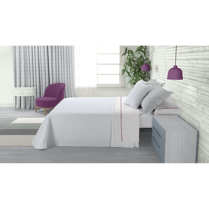 Cuvertură (de pat) Alexandra House Living Banús Alb 235 x 290 cm (3 Piese)