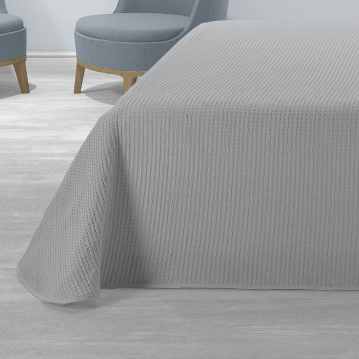 Cuvertură (de pat) Alexandra House Living Banús Gri Perlat 280 x 290 cm (3 Piese)