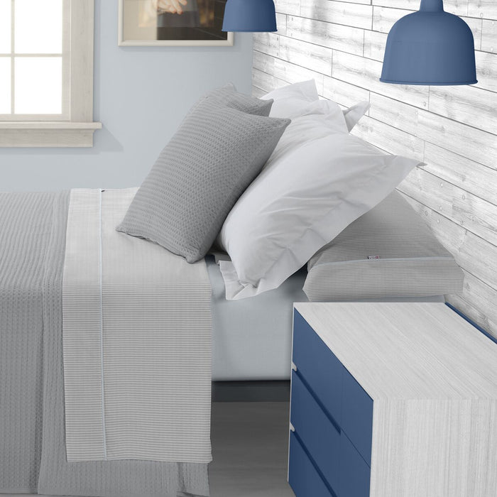 Set de foi Alexandra House Living Greta Gri Perlat Pat 90 3 Piese