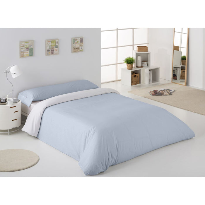 Set husă de pătură Alexandra House Living Greta Albastru Pat 90 2 Piese