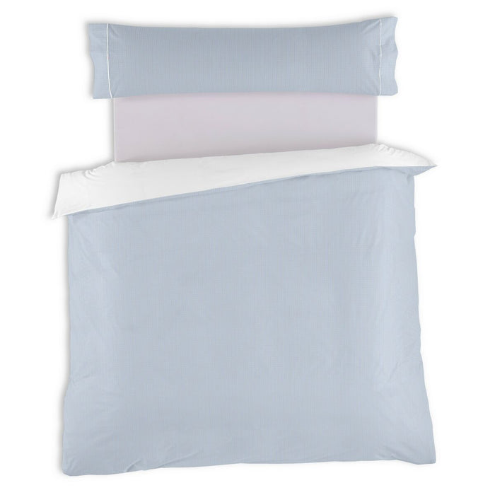 Set husă de pătură Alexandra House Living Greta Albastru Pat 150 2 Piese