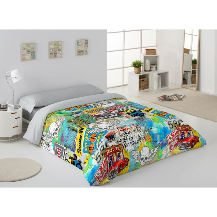 Husă de pilotă Alexandra House Living Rebel Multicolor 200 x 200 cm