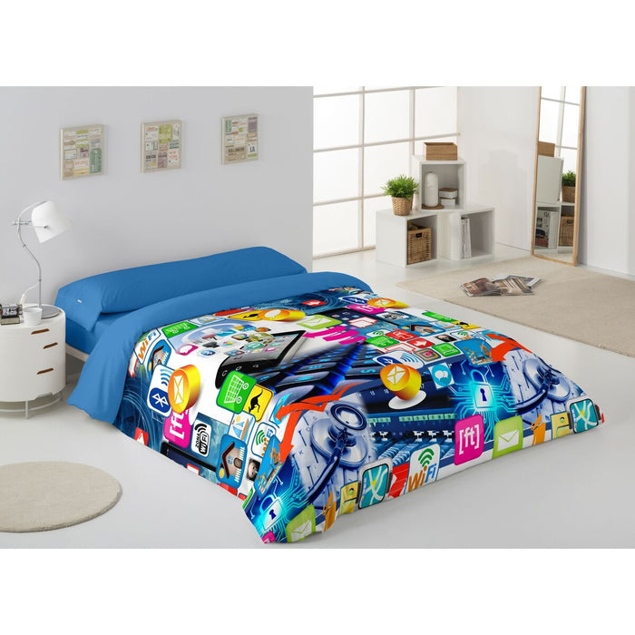Husă de pilotă Alexandra House Living Net Multicolor 140 x 200 cm