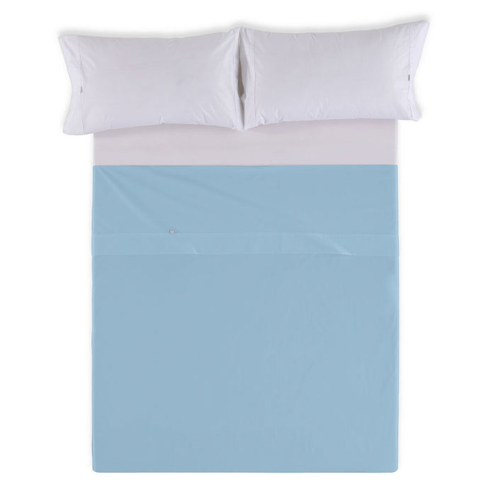 Foaie de sus Alexandra House Living Albastru Celeste 220 x 275 cm
