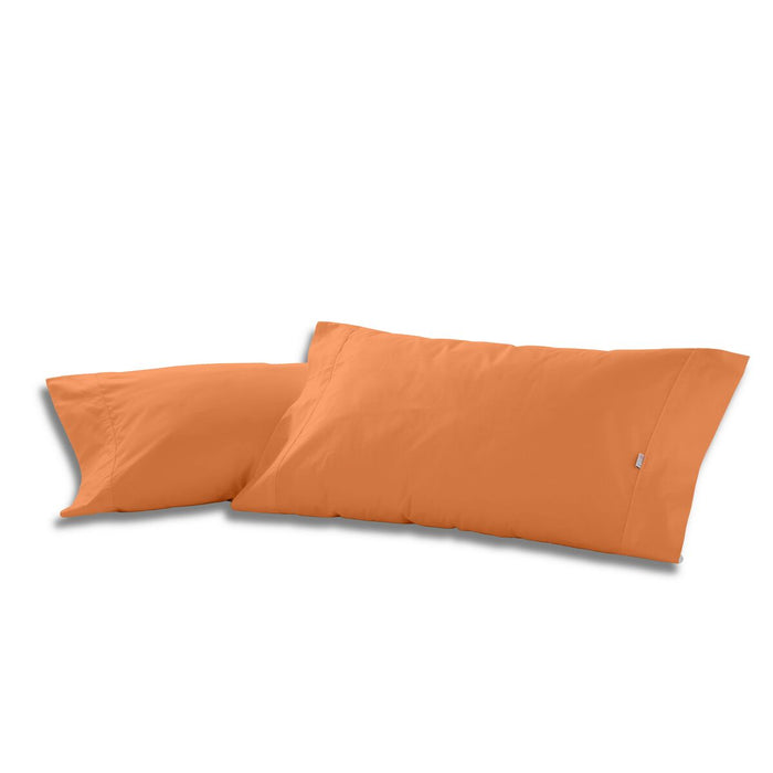 Față de pernă Alexandra House Living Portocaliu 45 x 95 cm (2 Unități)