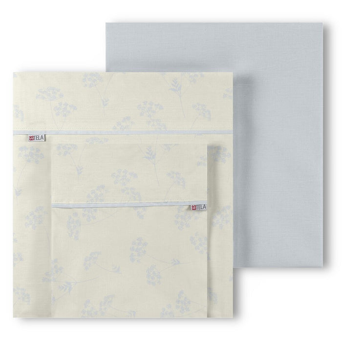 Set de foi Alexandra House Living Estelia Alb cald Pat 160 4 Piese
