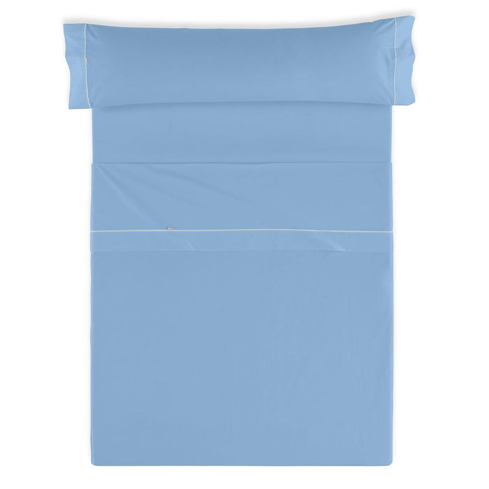 Set de foi Alexandra House Living Albastru Clar Pat 135/140