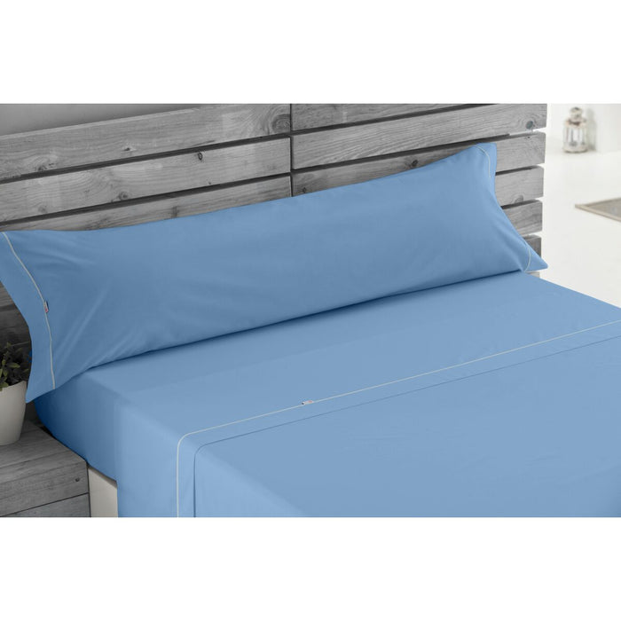 Set de foi Alexandra House Living Albastru Clar Pat 135/140