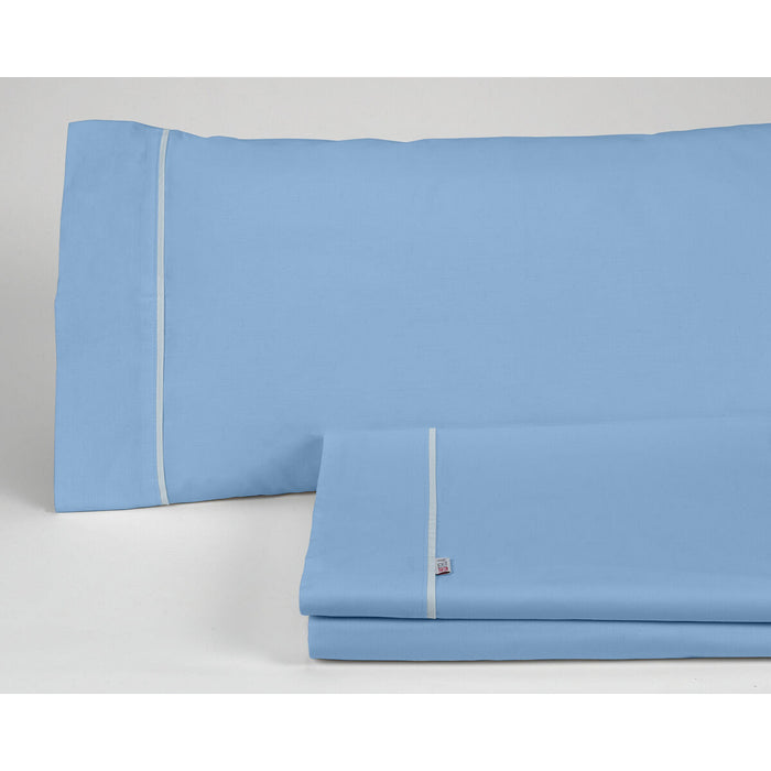 Set de foi Alexandra House Living Albastru deschis Pat 180 4 Piese