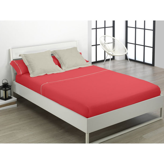 Set de foi Alexandra House Living Roșu Pat 160 4 Piese