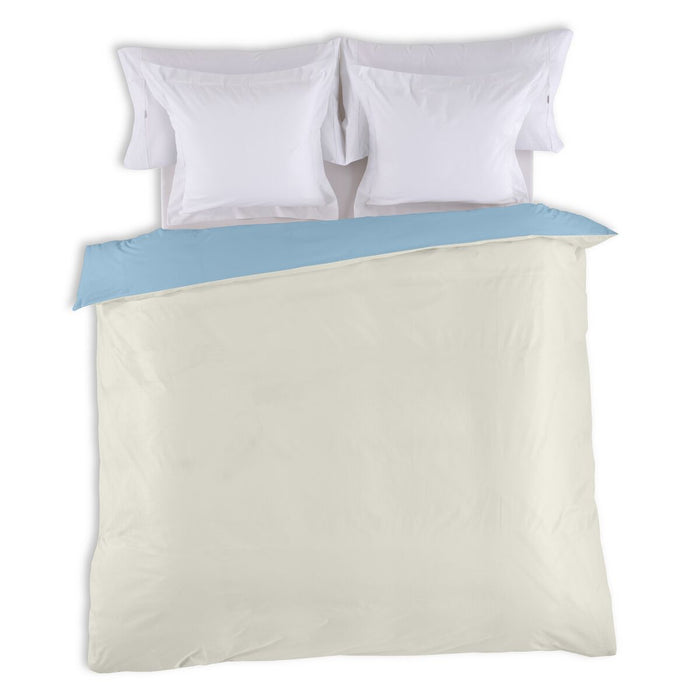 Husă de pilotă Alexandra House Living Crem Celeste 150 x 220 cm Reversibil/ă Bicolor