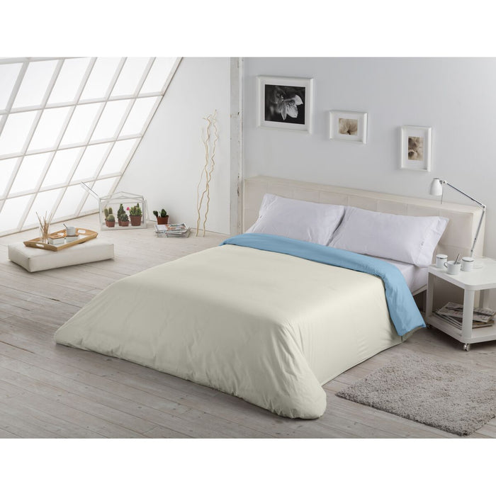 Husă de pilotă Alexandra House Living Crem Celeste 260 x 240 cm Reversibil/ă Bicolor