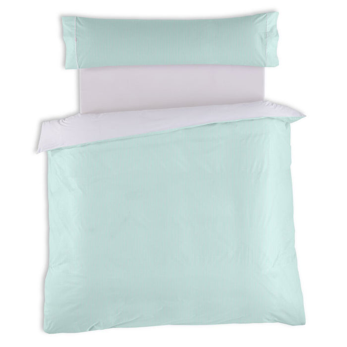 Set husă de pătură Alexandra House Living Greta Verde deschis Pat 90 2 Piese
