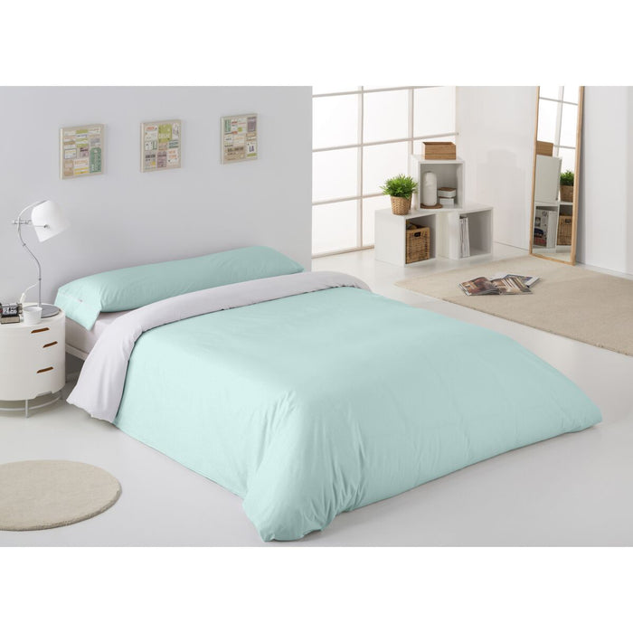 Set husă de pătură Alexandra House Living Greta Verde deschis Pat 150 2 Piese