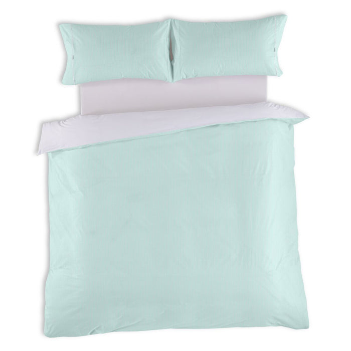 Set husă de pătură Alexandra House Living Greta Verde deschis Pat 180 3 Piese