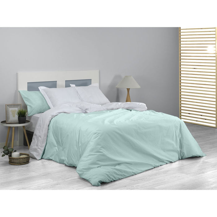 Set husă de pătură Alexandra House Living Greta Verde deschis Pat 180 3 Piese