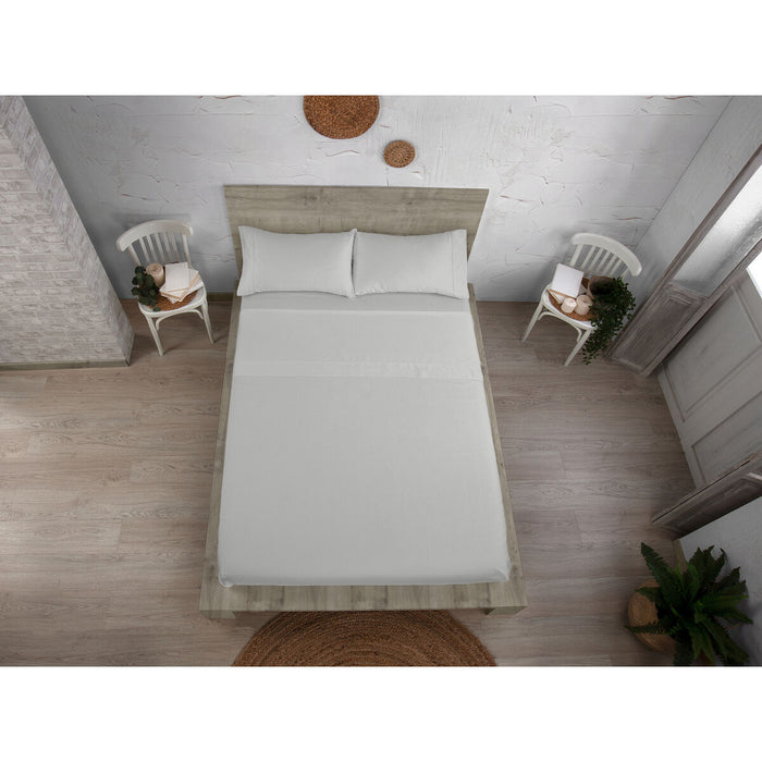 Set de foi Alexandra House Living QUTUN Gri Perlat Pat 135/140 3 Piese