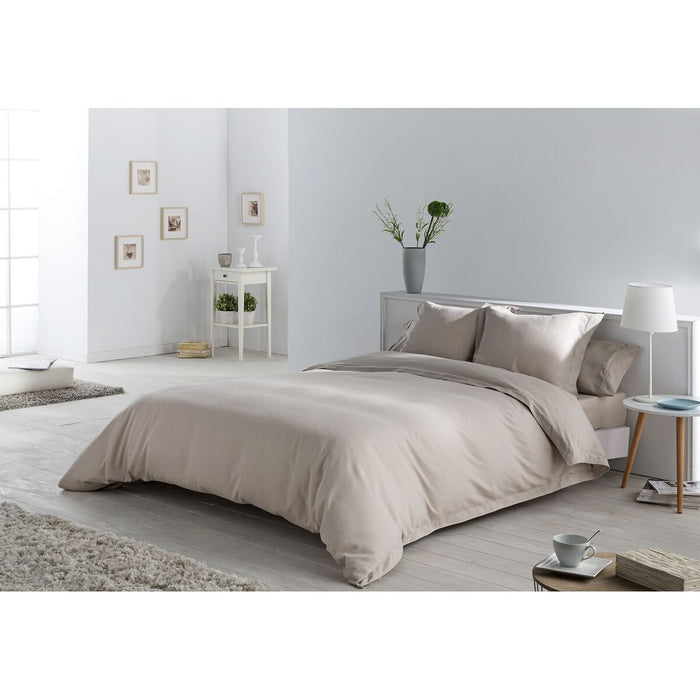 Set husă de pătură Alexandra House Living Espiga Bej Pat 180 6 Piese