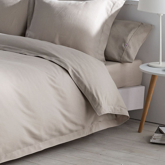 Set husă de pătură Alexandra House Living Espiga Bej Pat 180 6 Piese
