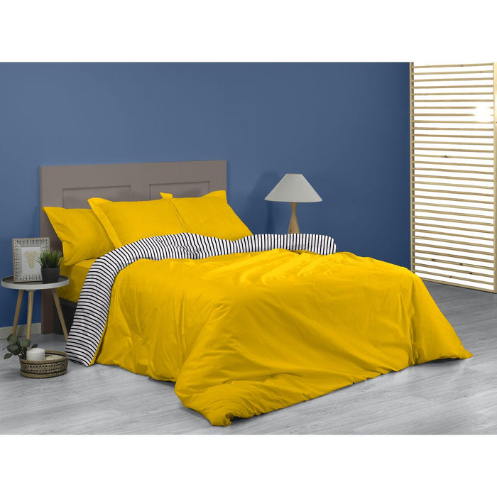 Husă de pilotă Alexandra House Living Muştar 240 x 220 cm