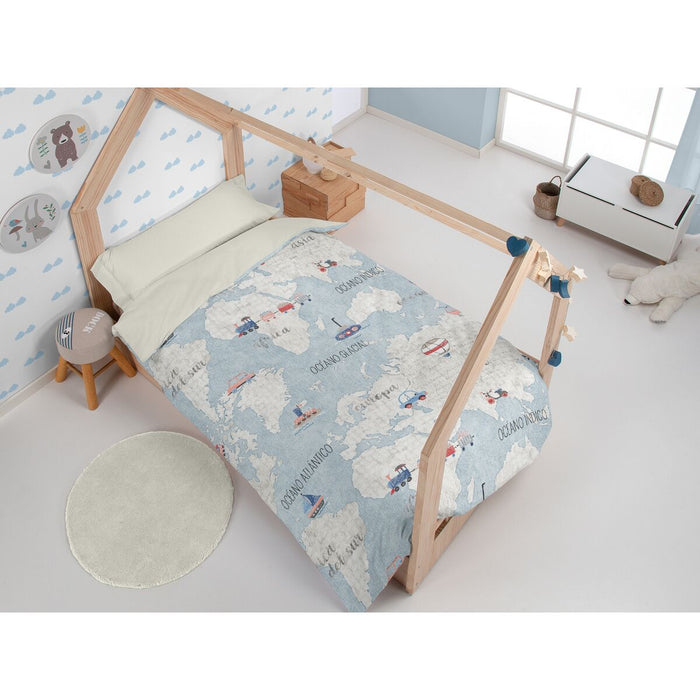 Set husă de pătură Alexandra House Living Estelia Multicolor Pat 105 2 Piese