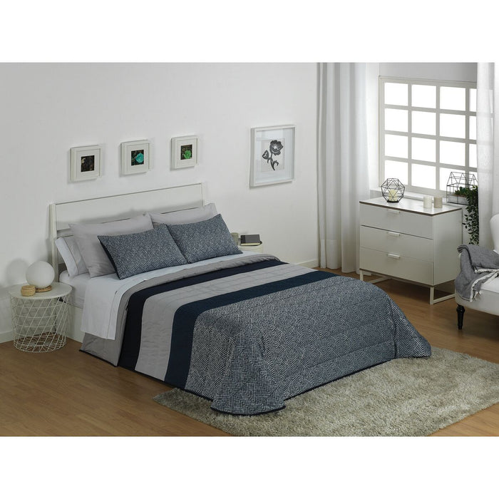 Cuvertură (de pat) Alexandra House Living Estelia Albastru 270 x 270 cm