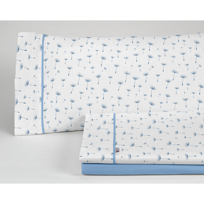 Set de foi Alexandra House Living Estelia Albastru Pat 135/140 3 Piese