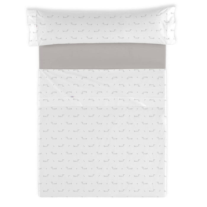 Set de foi Alexandra House Living Cuca Gri Pat 160 4 Piese