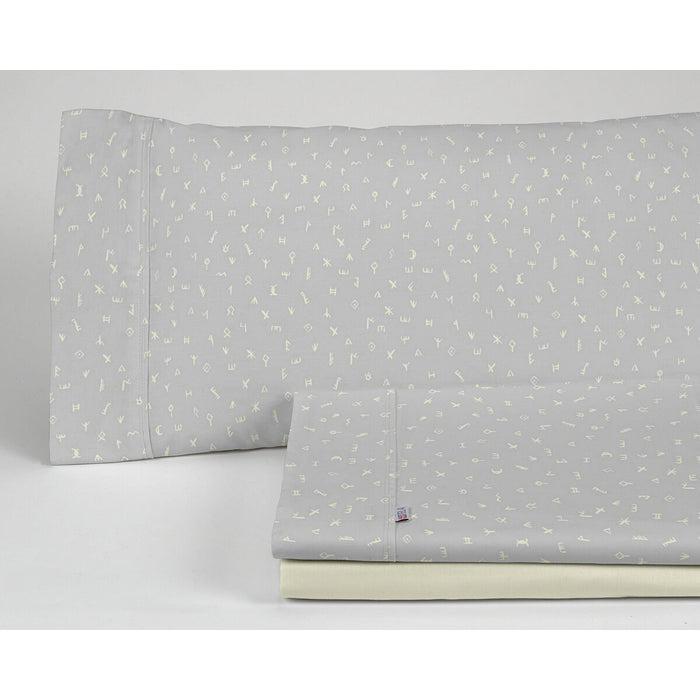 Set de foi Alexandra House Living Iber Gri Perlat Pat 160 4 Piese