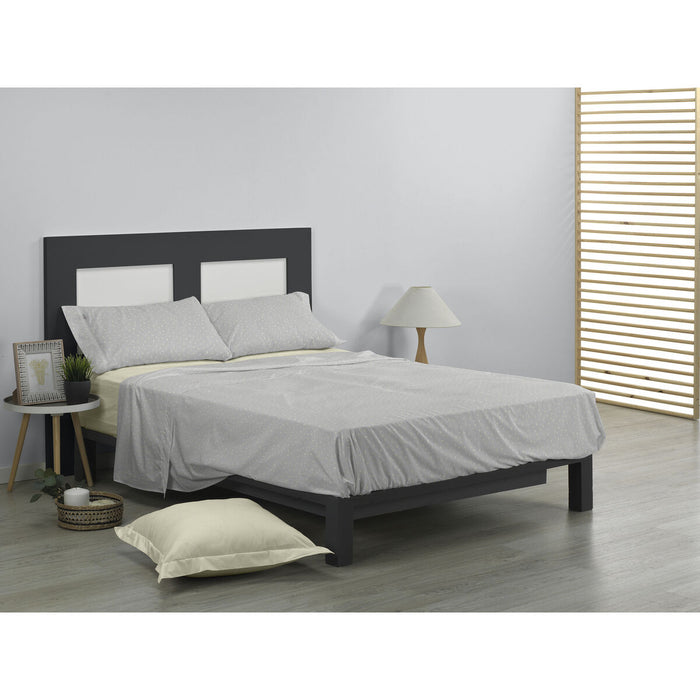 Set de foi Alexandra House Living Iber Gri Perlat Pat 135/140 3 Piese