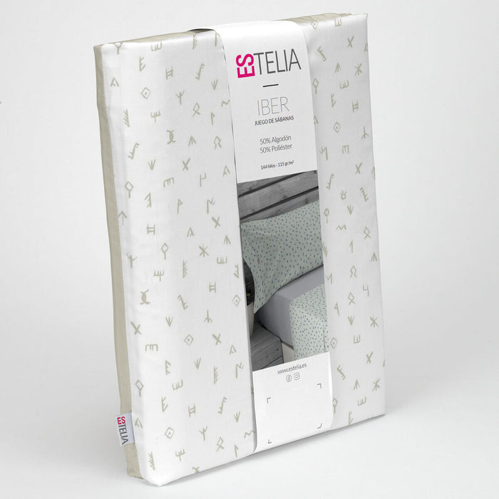 Set de foi Alexandra House Living Iber Bej Pat 200 4 Piese