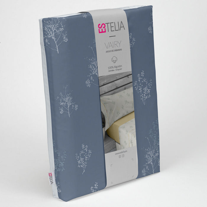 Set de foi Alexandra House Living Vairy Albastru Pat 150 3 Piese