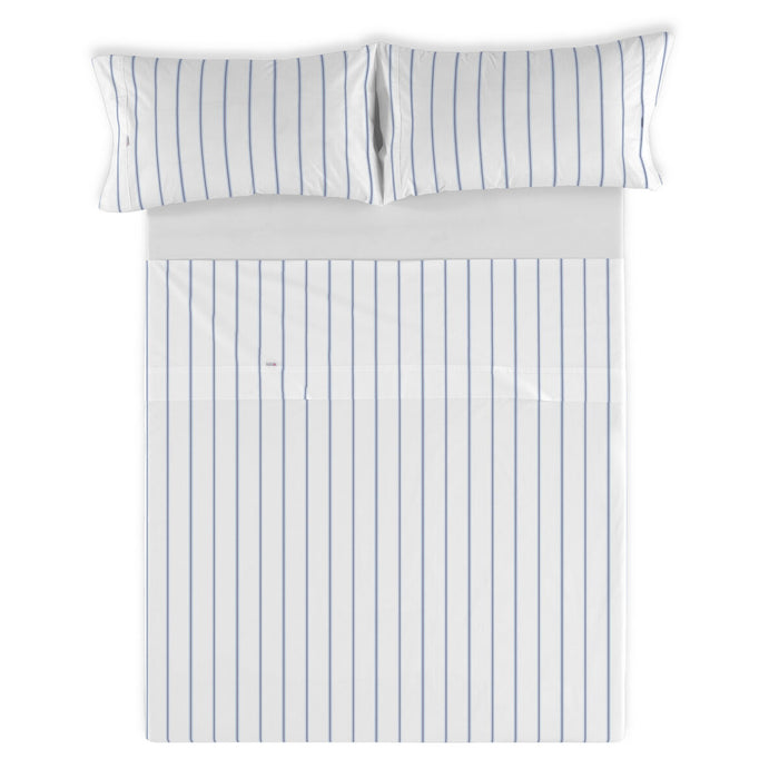 Set de foi Alexandra House Living Rita Albastru Pat 90 3 Piese