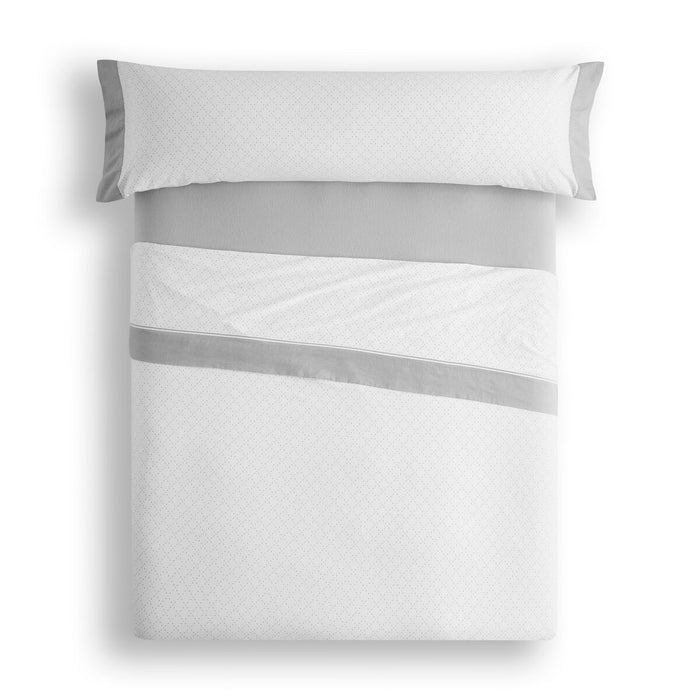 Set de foi Alexandra House Living Eira Gri Perlat Pat 135/140 3 Piese