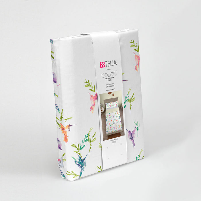 Set husă de pătură Alexandra House Living Colibrí Multicolor Pat 150 3 Piese