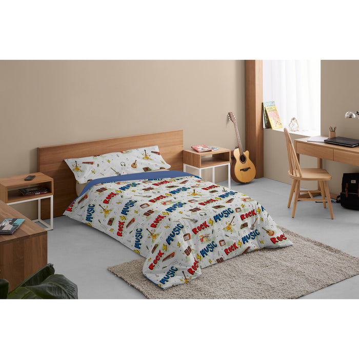 Set husă de pătură Alexandra House Living Rock Multicolor Pat 105 2 Piese