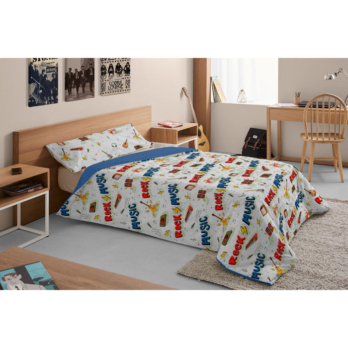 Set husă de pătură Alexandra House Living Rock Multicolor Pat 105 2 Piese