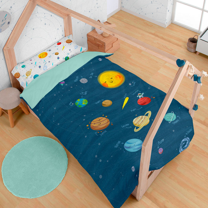 Set husă de pătură Alexandra House Living Space Multicolor Pat 90 2 Piese