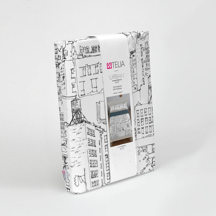 Set husă de pătură Alexandra House Living Urban Multicolor Pat 180 3 Piese