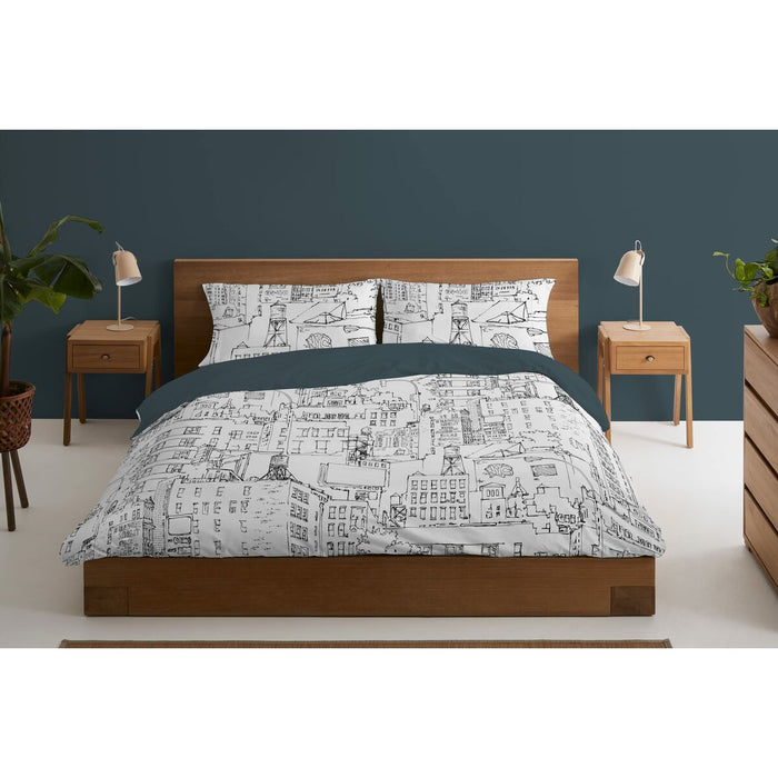 Set husă de pătură Alexandra House Living Urban Multicolor Pat 180 3 Piese