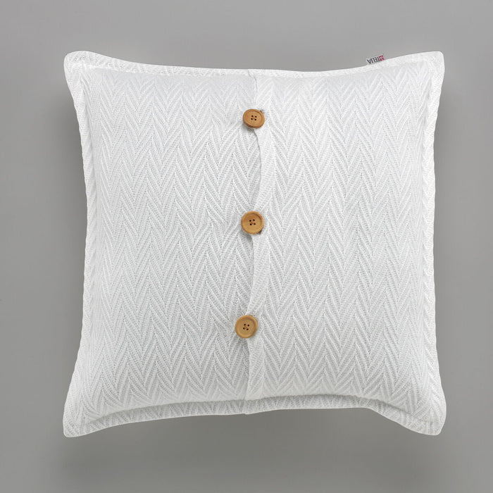 Husă de pernă de canapea Alexandra House Living Alb 50 x 50 cm