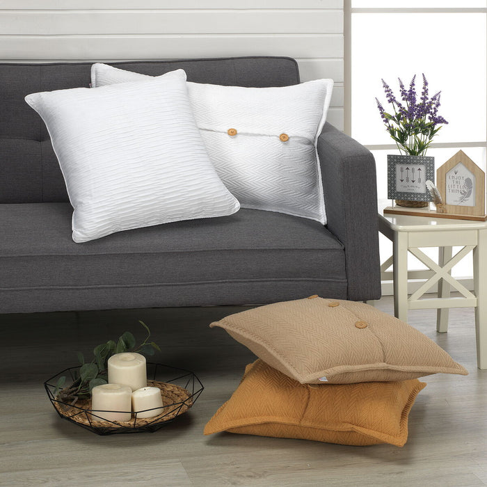 Husă de pernă de canapea Alexandra House Living Alb 50 x 75 cm