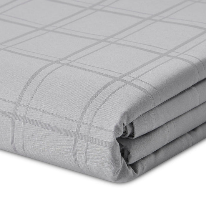 Set husă de pătură Alexandra House Living Sophia Gri Oțel Pat 150 2 Piese