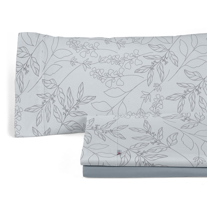 Set de foi Alexandra House Living Circe Gri Oțel Pat 90 3 Piese