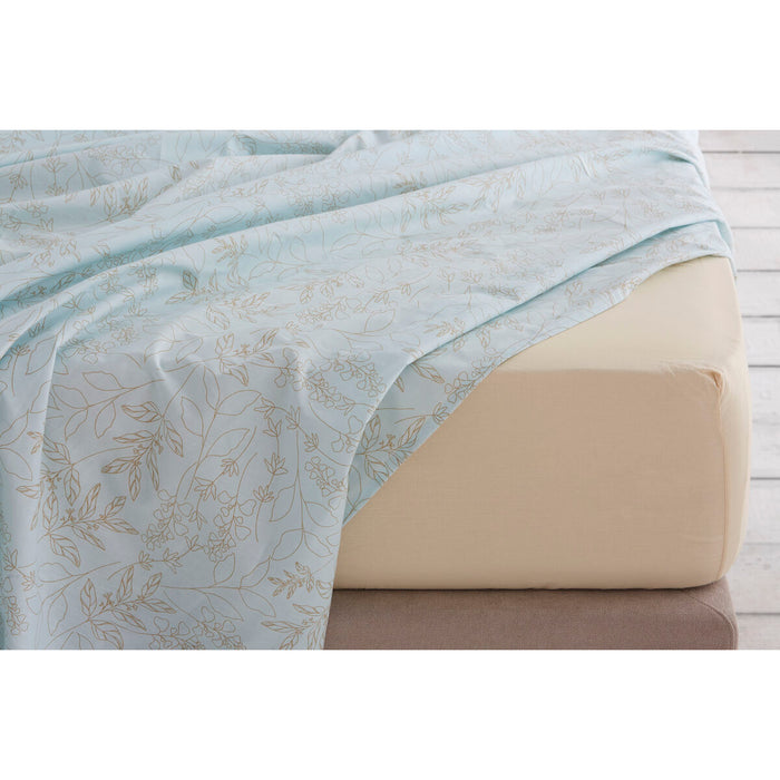 Set de foi Alexandra House Living Circe Albastru Pat 150 3 Piese