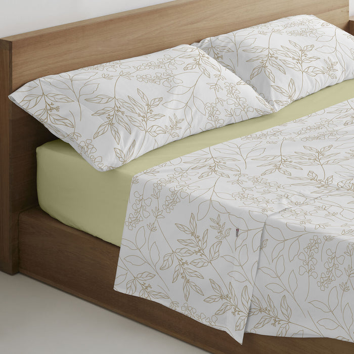 Set de foi Alexandra House Living Circe Crem Pat 135/140 3 Piese