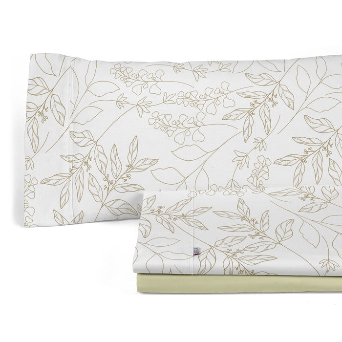 Set de foi Alexandra House Living Circe Crem Pat 160 4 Piese