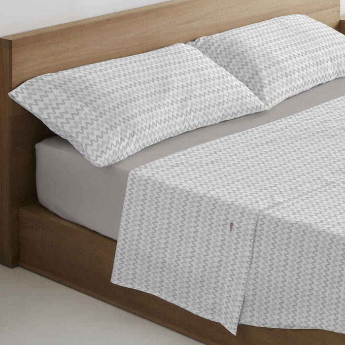 Set de foi Alexandra House Living Cloe Gri Pat 90 3 Piese