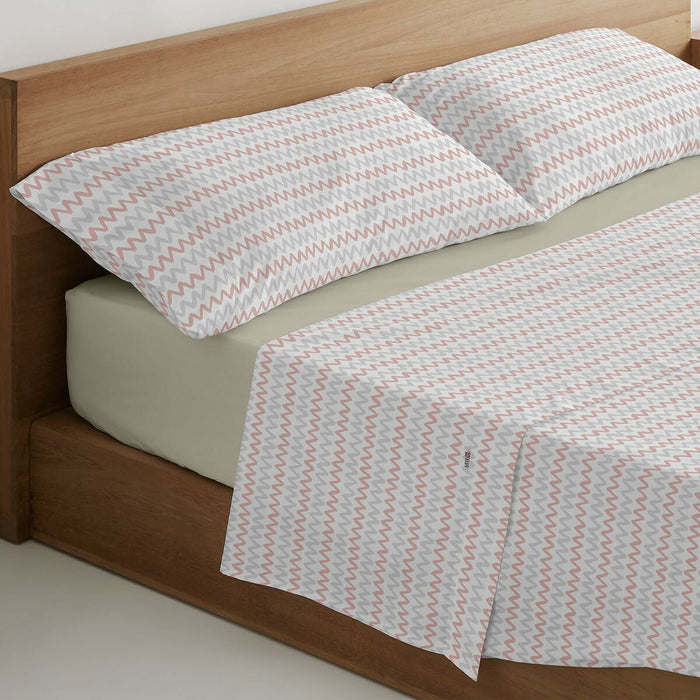 Set de foi Alexandra House Living Cloe Roz Pat 160 4 Piese