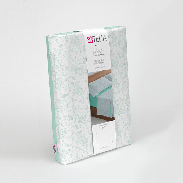 Set de foi Alexandra House Living Lara Verde soft Pat 150 3 Piese